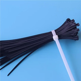 เคเบิ้ลไทร์ถุงละ 100 เส้น มี 2 สี ขาว/ดำ เหนียว รัดแน่น ล๊อกนาน #Q-0024