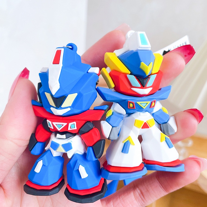 Transformers พวงกุญแจรถยนต์ จี้ตุ๊กตาการ์ตูน Optimus Prime Bumblebee GUNDAM - รูปที่ 3