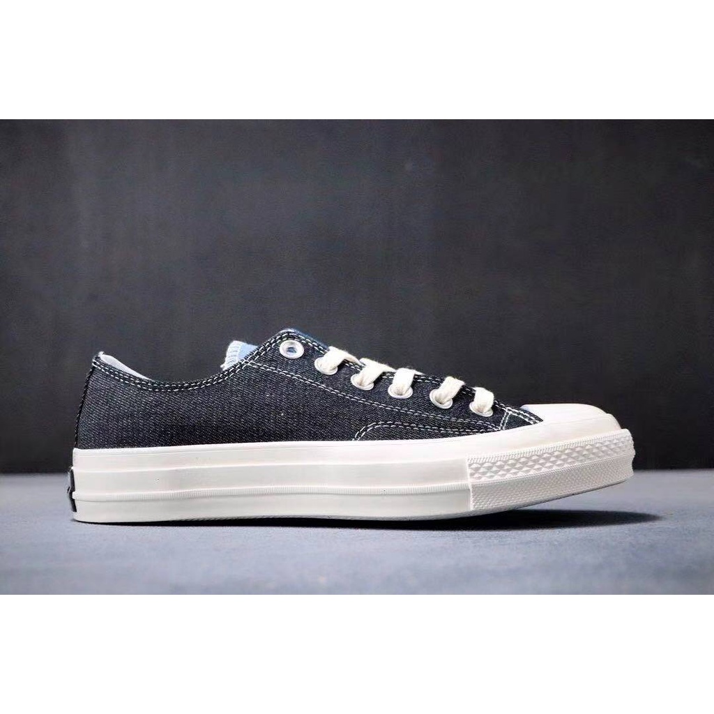 Converse Renew Denim Chuck 1970s Classics Original Authentic ผ้าใบรองเท้าเชือกผูกรองเท้านักเรียนรอง