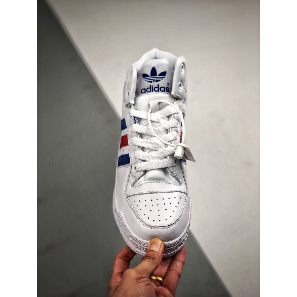 Adidas_FORUM MID Hi Men's and women's fashion casual skateboard shoes, comfortable and versatile sn