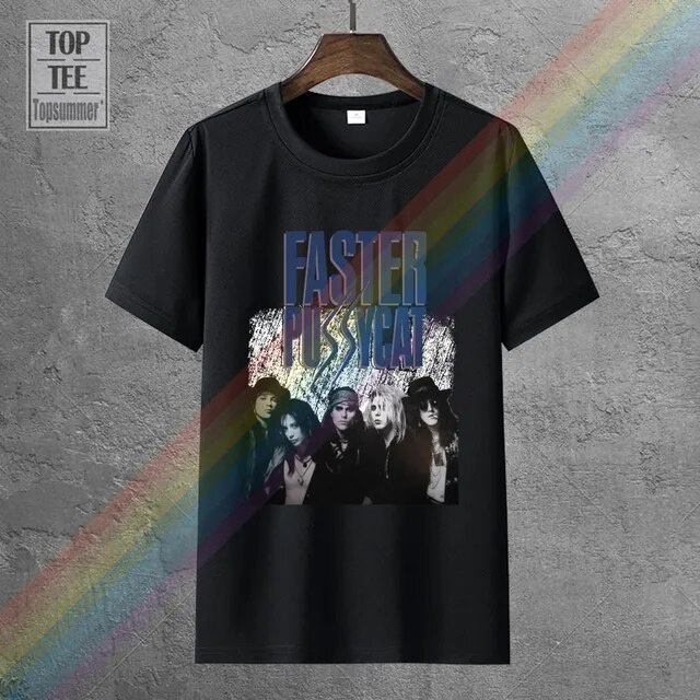 แฟชั่น เสื้อยืด แขนสั้น พิมพ์ลาย Pussycat S Tour87 88 สําหรับผู้ชาย