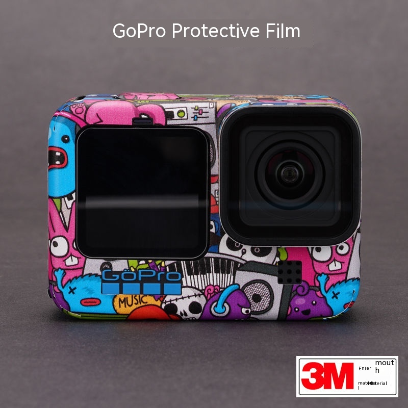 ฟิล์มสติกเกอร์เคลือบด้าน ลายพราง 3M สําหรับ GOPRO12 gopro10\11