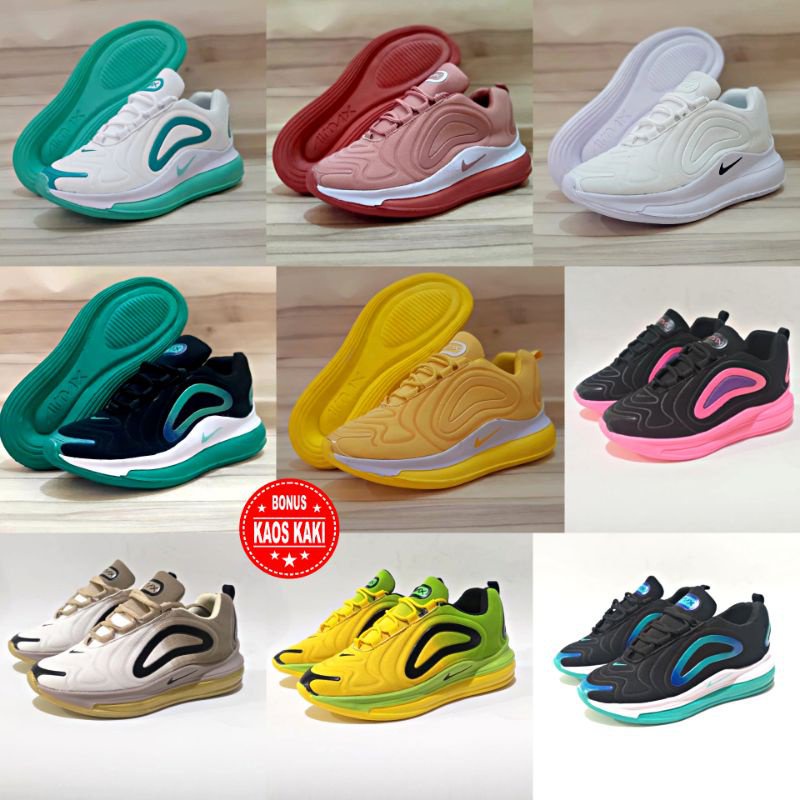 【ราคาต่ำสุด】รองเท้าผู้หญิง รองเท้าผ้าใบลำลองรองเท้า Nike Airmax720 แนวโน้ม