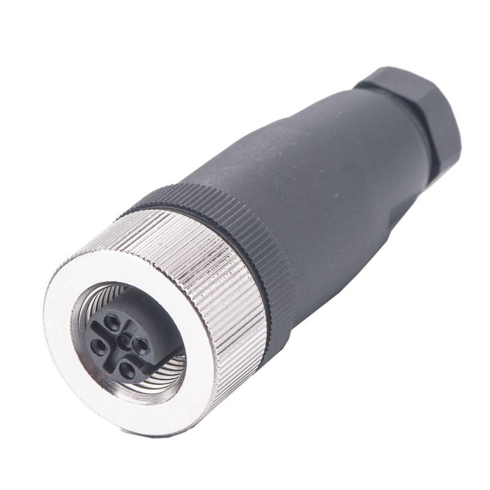 Banana1 M12 ปลั๊กการบิน, 4 5 8 Pin Connector M12 Sensor Connector,ประเภทเซนเซอร์ตรงM12 Sensor Cable Connector Sensor Plugสกรูเกลียวข้อต่อ - รูปที่ 3