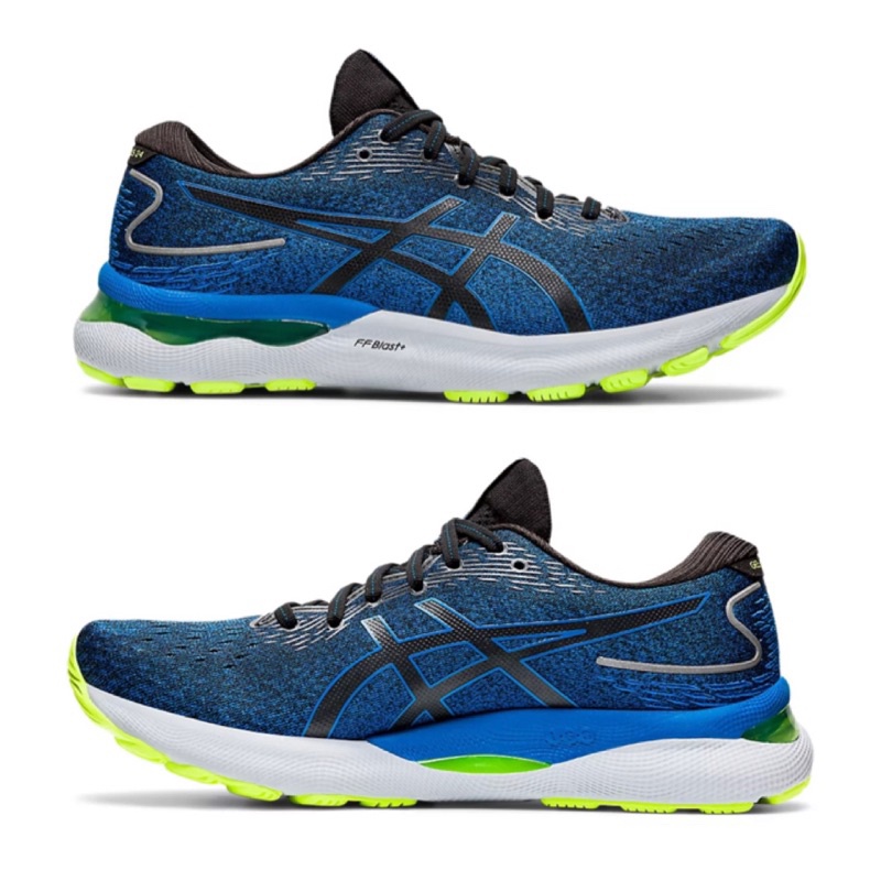 รองเท้าวิ่งชาย Asics Gel-Nimbus 24 สีน้ำเงินเข้ม (1011B359-003) ของแท้% มือ 1 พร้อมกล่อง