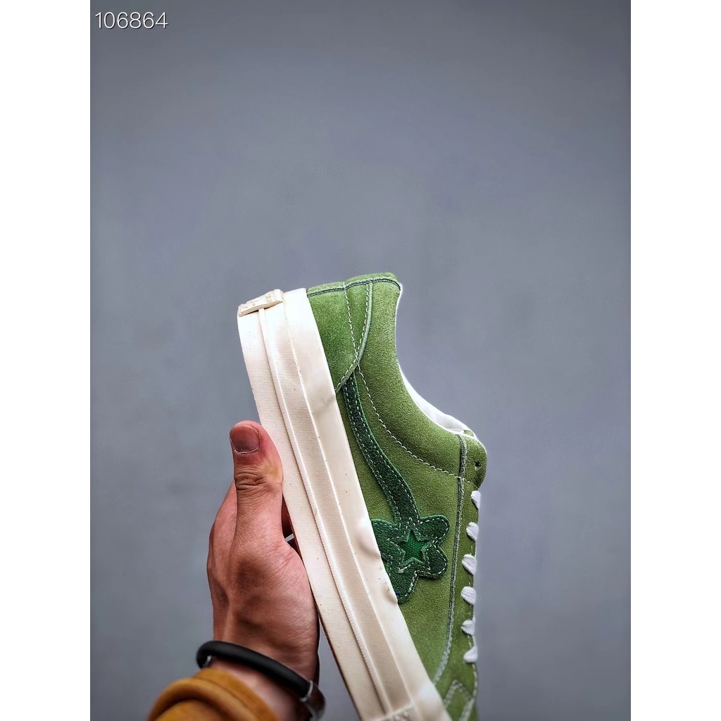 Converse one star X Golf le Fleur Small Flower TTC Low-Top Casual Sneakers สบาย ๆ