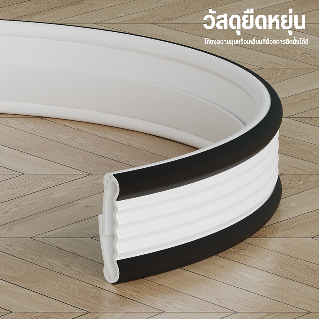 แถบปิดผนึกด้านล่างประตูสามชั้น, แถบกันน้ำ, แถบกันเสียงตะเข็บประตู, ตัวหยุดประตู, แถบกวาดประตู, แถบปิดผนึก, แถบกันลม - รูปที่ 2