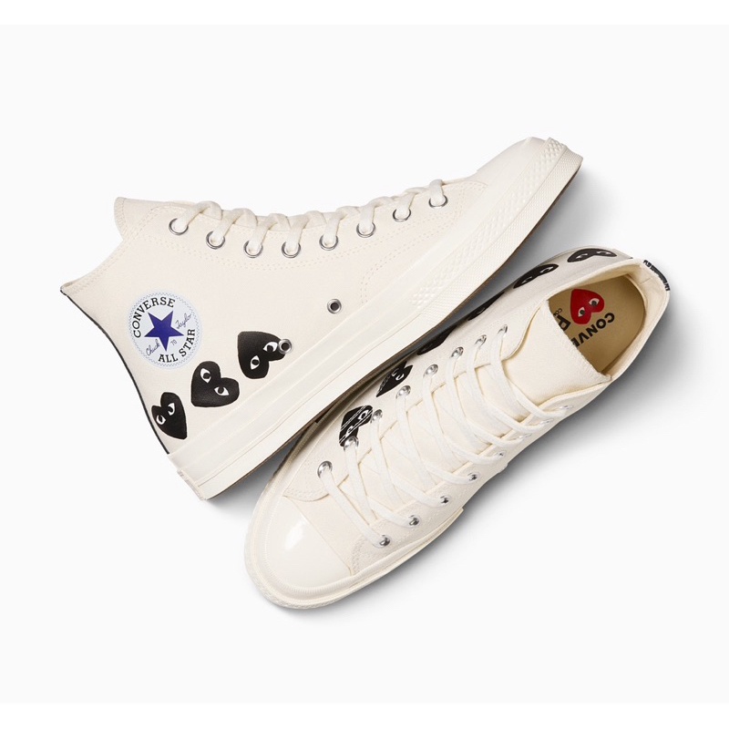 PLAY CONVERSE × COMME des GARCONS PLAY Chuck Taylor All Star 70 รองเท้า sports