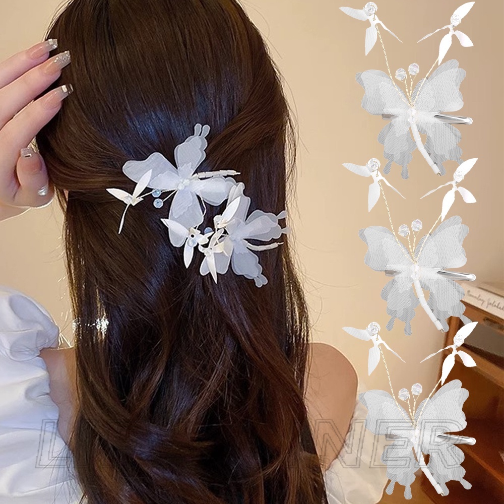 Fairy - กิ๊บติดผมหน้าม้าด้านข้าง - คอสเพลย์ - หวาน, น่ารัก - กิ๊บผีเสื้อกังหันลม - สําหรับผู้หญิง - กิ๊บปากเป็ด