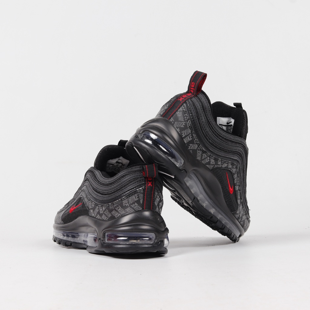 Sepatu Nike Air Max 97 Reflective Logo Black "Unisex" 100% Original BNIB แฟชั่น