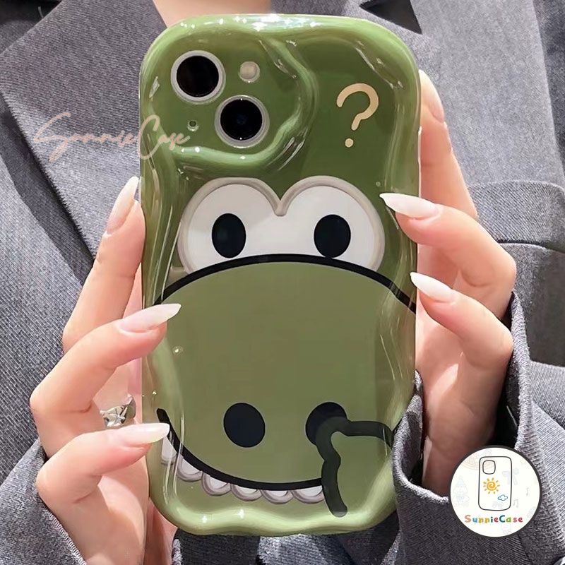 กบไดโนเสาร์ตลกการ์ตูนสตรอเบอร์รี่หมีกรณีโทรศัพท์นุ่มเข้ากันได้ iPhone 15 11 12 14 13 Pro Max 15 8 7 Plus XR X XS Max SE