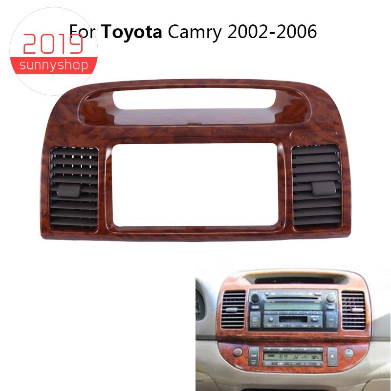 [sunnyshop2019] ช่องแดชบอร์ดวิทยุ DVD แบบเปลี่ยน สําหรับ Toyota Camry 5 2002-2006