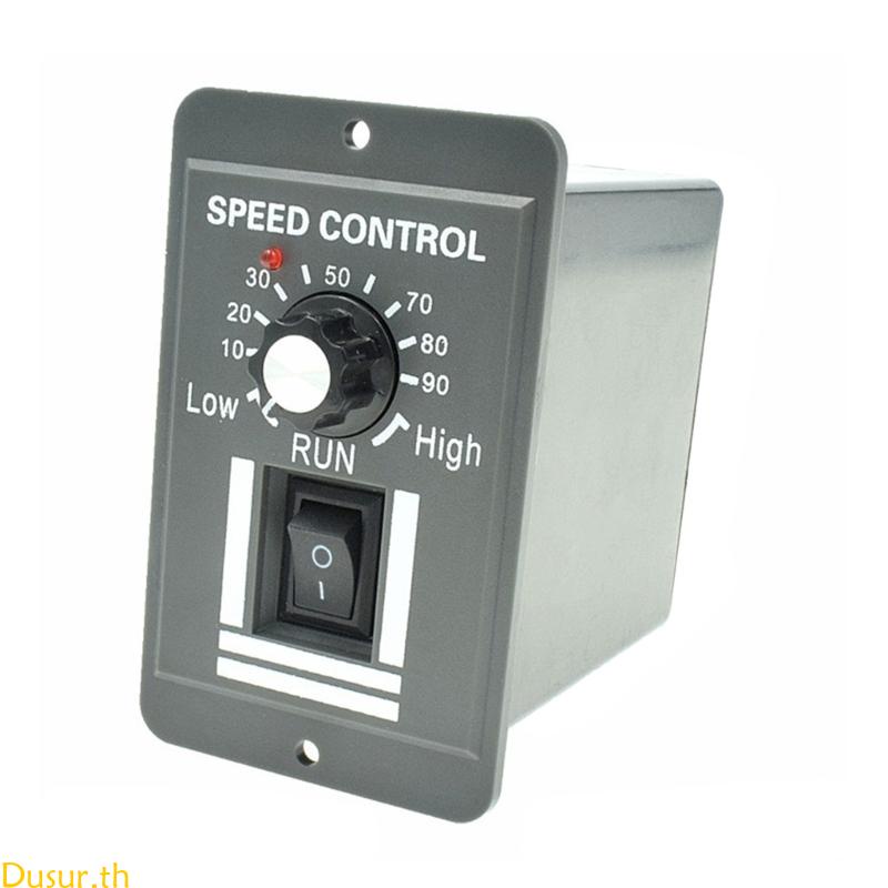 Dusur มอเตอร์ควบคุมความเร็ว DC 12V-60V 10A ปรับได้ สําหรับมอเตอร์ควบคุมความเร็ว DC