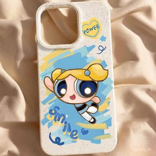 เคสโทรศัพท์มือถือนิ่ม ป้องกันกล้อง กันกระแทก ลายการ์ตูนเด็กผู้หญิงน่ารัก ขนเฟอร์สีเหลือง สําหรับ iPhone 14 15 Pro max 7 8plus 14plus 13 Pro max 12 11 XSMAX XR XS 11PROMAX 12PROMAX