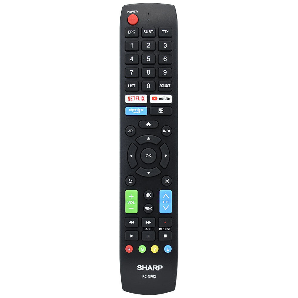 ใหม่ RC-NF02 สําหรับ Sharp Smart TV รีโมทคอนโทรล 32HS534AN 40HS534AN