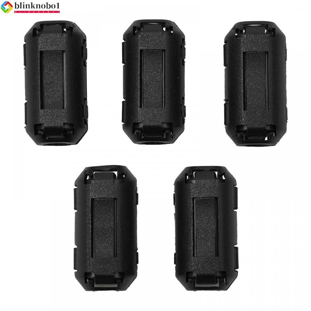 คุณภาพสัญญาณดีกว่า 5x Toroidal Core Ferrite Bead Choke Clips สําหรับตัวกรองเสียงรบกวน