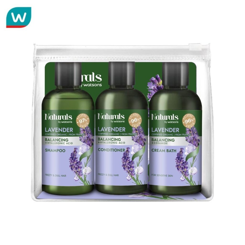 Naturals by Watsons เนเชอรัล บาย วัตสัน ลาเวนเดอร์ บาลานซิ่ง แทรเวล เซ็ต