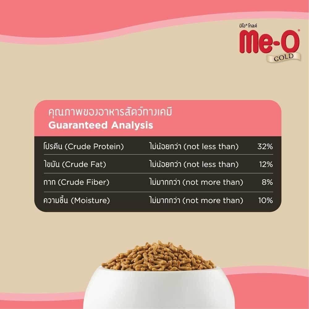 Me-O Gold อาหารเม็ดแมว มีโอ โกลด์ 4 สูตร สูตรเฉพาะตามความต้องการแมว ขนาด 10kg รูปที่ 7