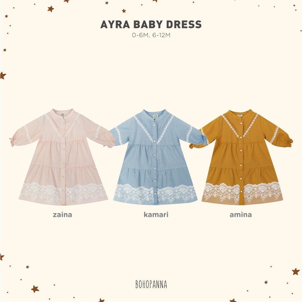 Bohopanna Ayra Baby Dress - Ayra Set Kids - Ayra Mommy Top
