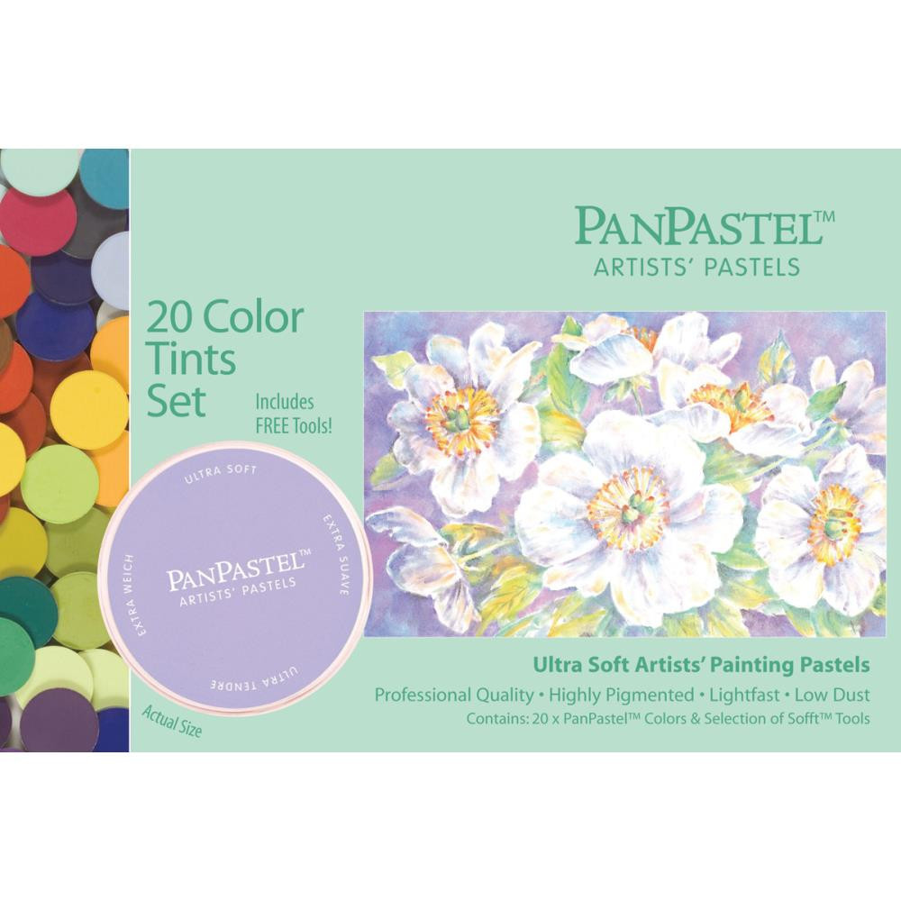 PanPastel Ultra Soft Artist Pastel Set 9ml 20/Pkg - ชุดทินท์