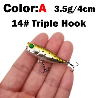 ใหม่ 1pcs 4 ซม.3.5g mini Popper Hard เหยื่อ Minnow ตกปลา Lure Crankbait Wobbler Tackle Isca Poper ลอยด้านบนน้ํา pike Lures