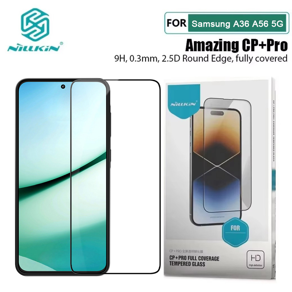 ฟิล์มกระจก Samsung A56 Nillkin CP+Pro แบบเต็มจอ ฟิล์มกระจกสำหรับ Samsung Galaxy A36 5G
