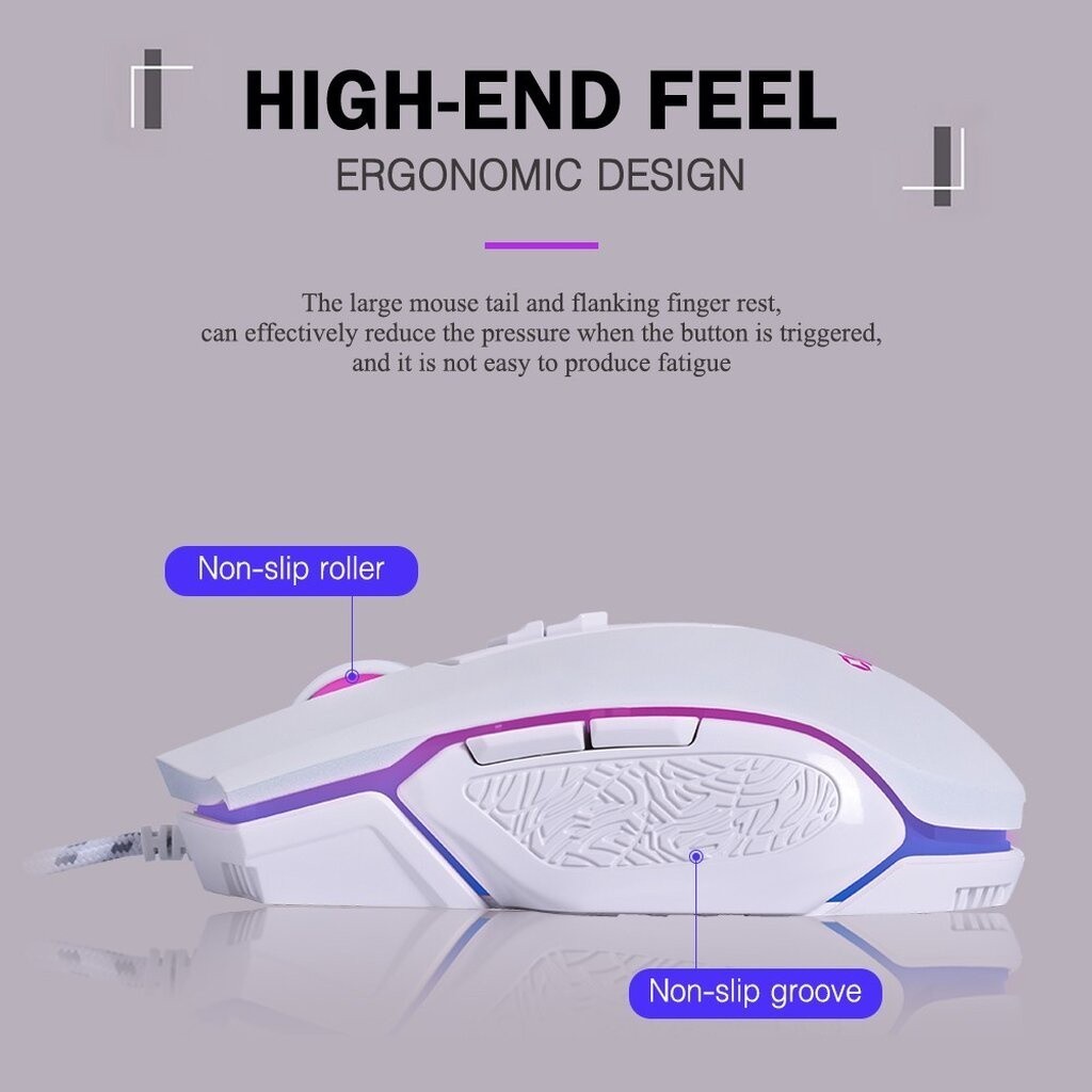 OKER X28 WIRED GAMING MOUSE LED เมาส์มีไฟ หัวเสียบ USB รับประกัน 1ปี