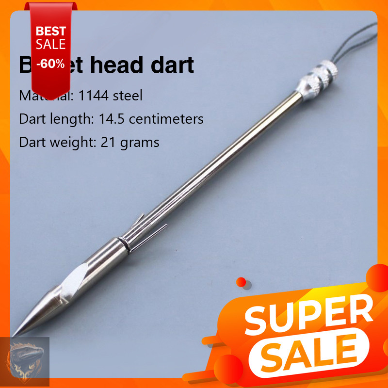 14ซม ลูกตอกยิงปลา ลูกตอกตกปลาสแตนเลส สำหรับกลางแจ้ง เครื่องมือตกปลา หาปลา