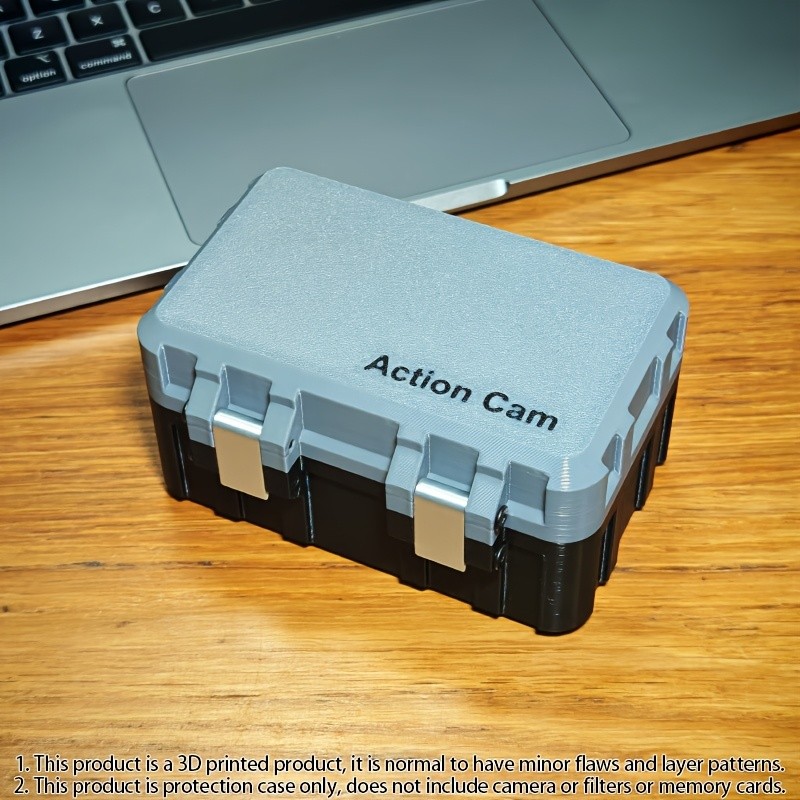 3d การพิมพ์ Manufacturing กล่องเก็บสําหรับ DJI Action Cam 3, 4, 5 Gadget Organizer Case