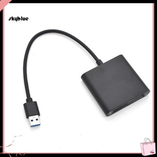 [Sy] อะแดปเตอร์การ์ดรีดเดอร์ USB 30 SD Card CF อลูมิเนียมอัลลอย ขนาดกะทัดรัด