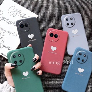 พร้อมส่ง เคสโทรศัพท์มือถือนิ่ม เนื้อแมตต์ กันเลนส์กล้อง ลายหัวใจ สําหรับ Realme11 Realme 11 NFC C51 4G 5G Realme 11 NFC C51 4G