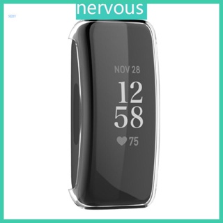 Nerv เคส 3D สําหรับ Inspire 2 3 Smartwatch ตัวป้องกันแบบเต็มจอ ใส