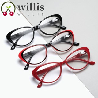 Willis สายตายาว แว่นสายตาสั้น ผู้ชาย ผู้หญิง กลางแจ้ง ตาแมว กรอบแว่น สายตายาว อ่านหนังสือ แว่นขยาย สายตายาว