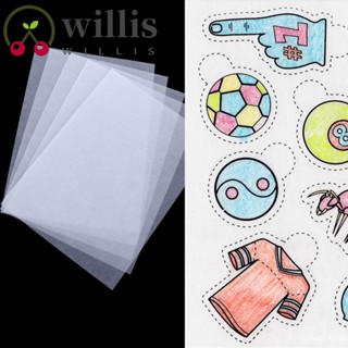 Willis แผ่นฟิล์มพลาสติก หดได้ สําหรับทําพวงกุญแจ DIY 5 ชิ้น