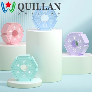 Quillan แสตมป์ตรายาง หกด้าน อเนกประสงค์ อุปกรณ์เครื่องเขียน ของขวัญเด็ก สําหรับโรงเรียน