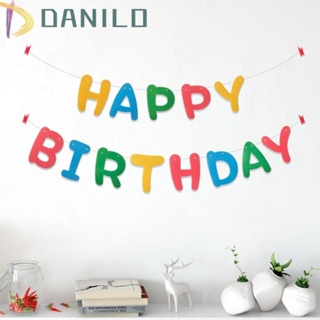 Danilo แบนเนอร์ธีมวันเกิด หลายธีม DIY สําหรับตกแต่งบ้าน