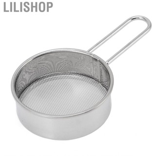 Lilishop YA Flour Sifter Portable Compact Ergonomic Handle Round For Kitchen