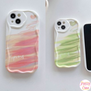 เคสโทรศัพท์มือถือแบบนิ่ม ขอบโค้ง สีส้ม เขียว สําหรับ Samsung Galaxy S23 S22 S21 Plus Ultra 20 FE A50S A73 A10S A11 A12 M11 M12 A51 A52S A53 A54 A71 A72
