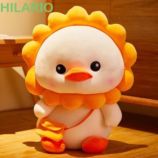 Hilario หมอนตุ๊กตานุ่ม รูปการ์ตูนเป็ดทานตะวันน่ารัก ของเล่นสําหรับเด็ก