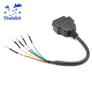 16 Pin OBD OBD2 Female K Line CAN Line Jumper Tester Connector Car Diagnostic Extension Cable Cord Pigtail