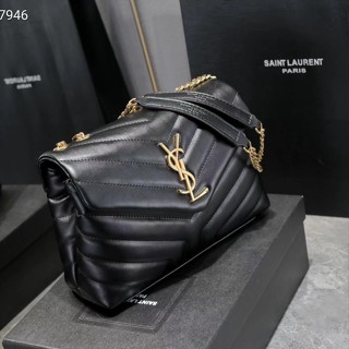 กระเป๋าสะพายไหล่ YSL Saint Laurent LOULOU ขนาดใหญ่ จุของได้เยอะ พร้อมกล่องของขวัญ สําหรับผู้หญิง