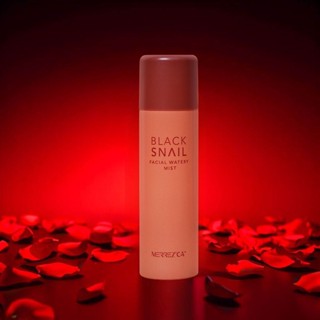 MerrezCa Black Snail Facial Watery Mist น้ำแร่สเปรย์บำรุงผิวหน้าเมือกหอยทากดำ เมอร์เรซก้า เผยผิวเปล่งปลั่ง ฉ่ำวาว