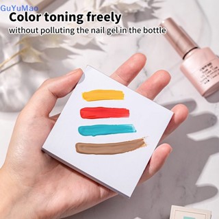 [cxGUYU] ถาดกระดาษ สําหรับใส่สีทาเล็บ 50 ชิ้น PRTA