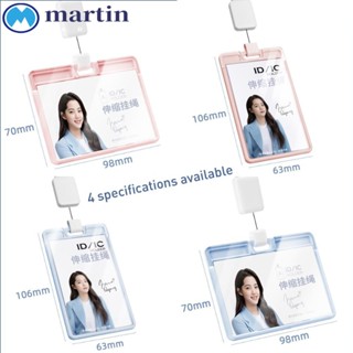 Martin ซองใส่นามบัตรแฟชั่น พร้อมเชือกคล้อง ถอดออกได้ สําหรับโรงเรียน