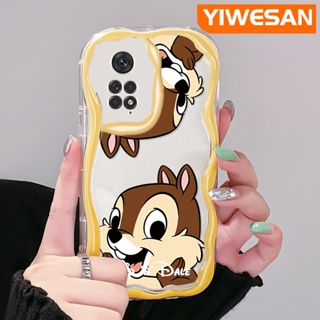 เคสโทรศัพท์มือถือ ซิลิโคนนุ่ม ใส กันกระแทก ลายการ์ตูนชิปครีมมี่น่ารัก สําหรับ Xiaomi MI Redmi Note 11 11s Poco M4 Pro 4G