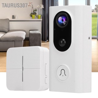 Taurus307 3MP Wifi ประตูวิดีโอ PIR 2 ทางเสียงอินฟราเรด Night Vision Home Security ออด 100-240V