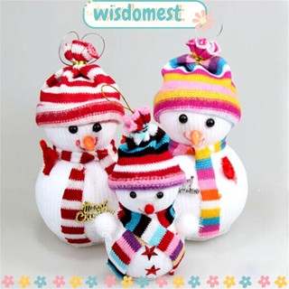 Wisdomest ตุ๊กตาหิมะ สําหรับตกแต่งต้นคริสต์มาส