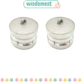 Wisdomest ปลั๊กกันฝุ่น ตัวผู้ 1 นิ้ว สีเงิน NPT และข้อต่อร่อง น้ําหนักเบา 1 นิ้ว สเตนเลส 304 2 ชิ้น