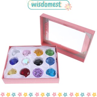 Wisdomest ที่ทับกระดาษ แบบแก้ว สําหรับตกแต่งโต๊ะ ปาร์ตี้