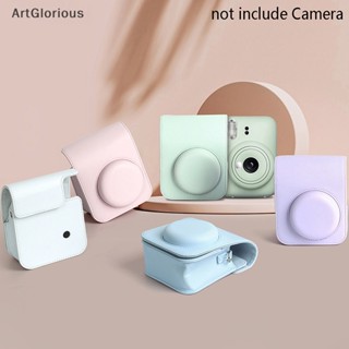 เคสกระเป๋าหนัง PU พร้อมสายคล้องไหล่ สําหรับกล้อง Instax Mini 12